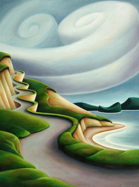 Dana Irving Above the Weather(Sea to Sky) Painting