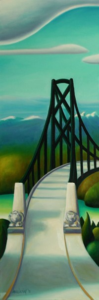 Dana Irving Above the Lions Gate Painting