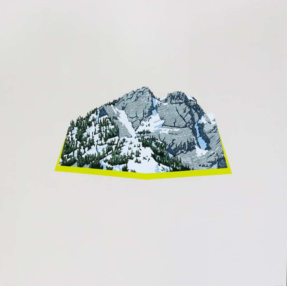 David Pirrie Still Life With North Shore Mtn Crown Mtn East Face
