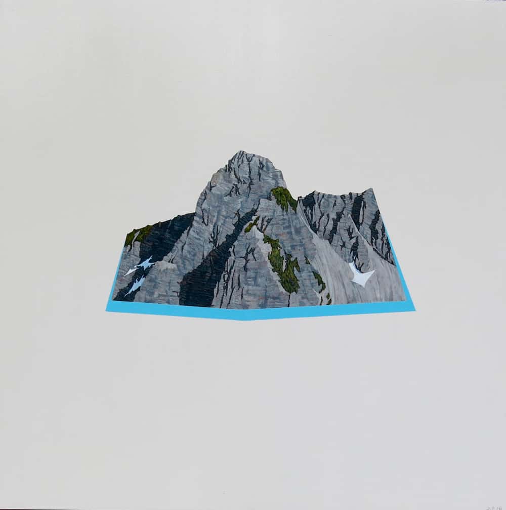 David Pirrie Still Life With North Shore Mtn The Lions Buttress 