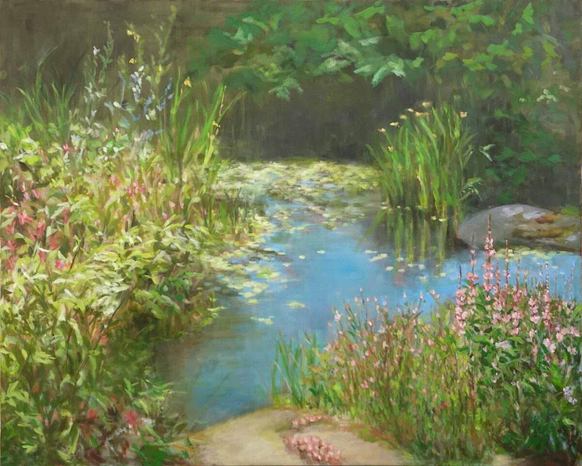Eri Ishii Pond at Van Dusen Garden