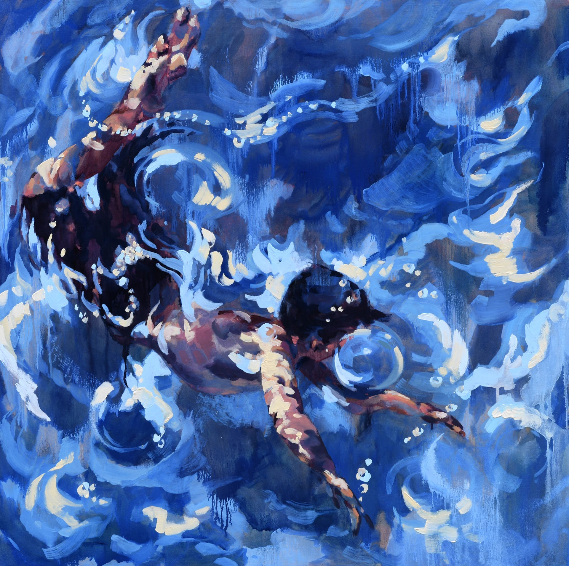 Underwater-explorer-2-36x36-dominique-walker-ian-tan-fine-art-gallery-vancouver 
