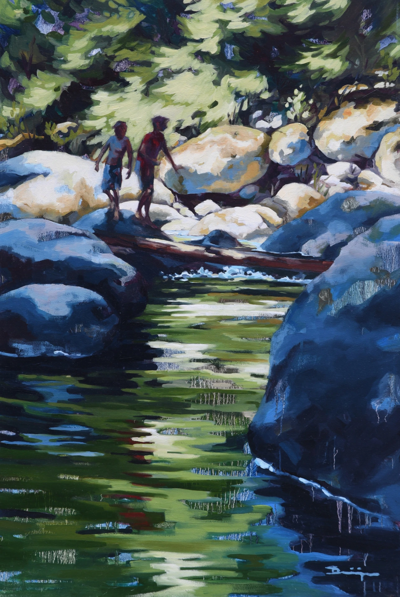 river-boys-2-36x24-Dominique-Walker-ian-tan-fine-art-gallery-vancouver