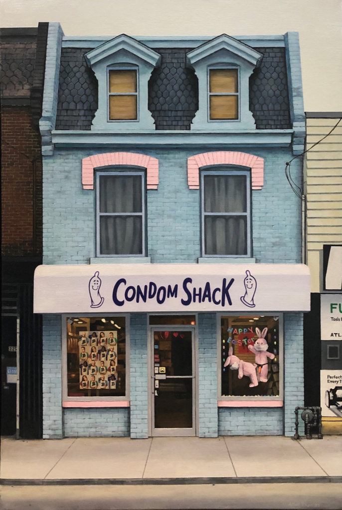 Allan Thomas condom shack Ian Tan Gallery