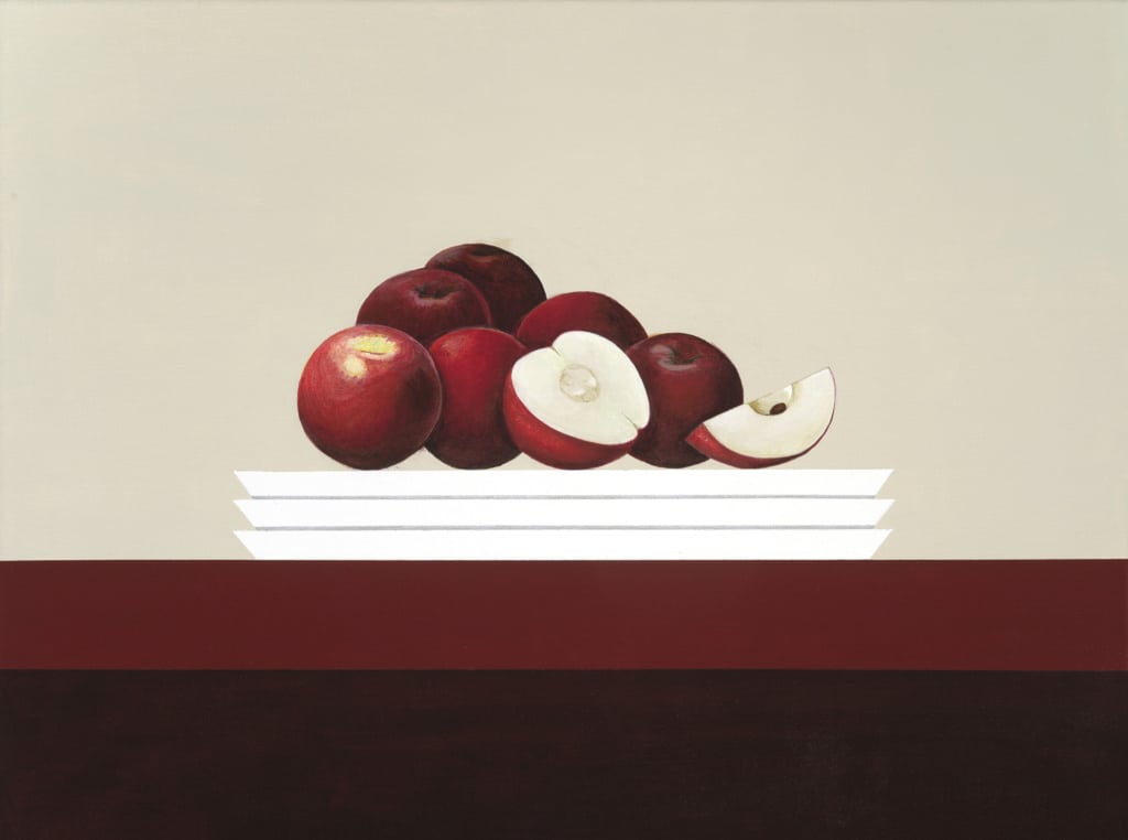 Jessie Givner Apples on Stripes Ian Tan Gallery