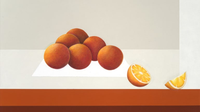 Jessie Givner Oranges on Plate No 2 Ian Tan Gallery