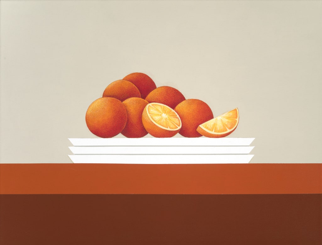 Jessie Givner Oranges on Stripes Ian Tan Gallery