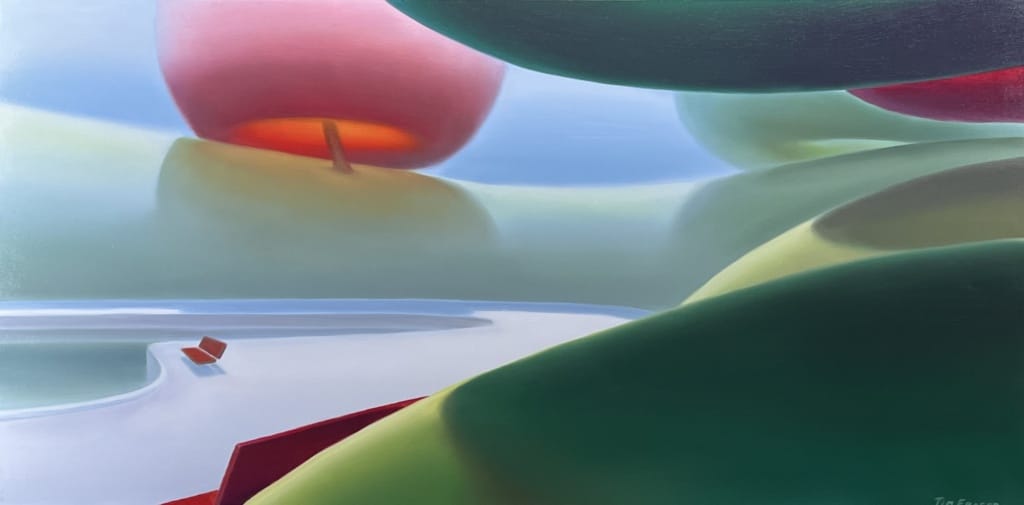 Tim Fraser Seawall at noon Ian Tan Gallery