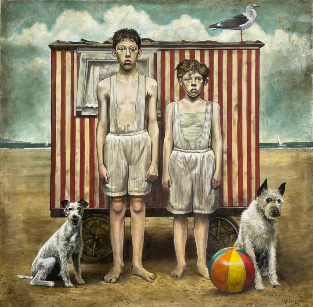 Allen Egan At The Beach Ian Tan Gallery